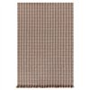 Alfombra Garden Layers checks terracotta de GAN. Disponibilidad inmediata.