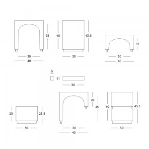 Librería modular Eur Magis
