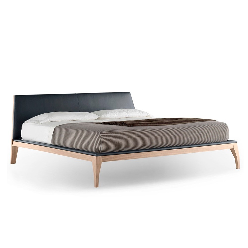 Cama Bel Bed de Treku. Cama moderna con cabezal tapizado. Camas matrimoniales.