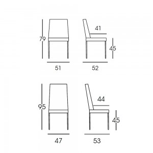 Silla Roma Acero de Doos.  Mobiliario de diseño para hogar y contract.