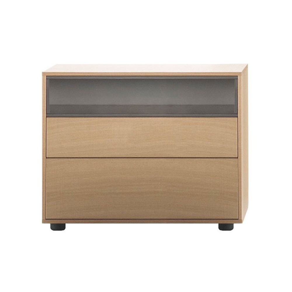 Mesita Ober 2C, Alto 49,8 de Treku. Mesita de noche moderna.