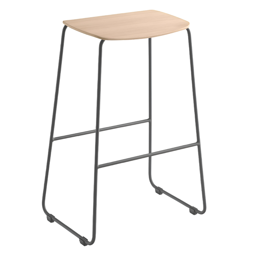 Taburete Bisell metal de Treku.