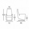Butaca mecedora King de Doos. Muebles de diseño para hogar y contract.