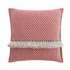 Cojín Big Garden Layers Diagonal almond-red de GAN. Cojines de diseño moderno.