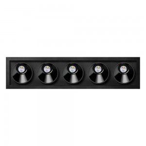 Foco empotrable Black Foster Asymmetric de ArkosLight. Lámpara LED para techo.