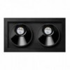 Foco empotrable Black Foster Asymmetric de ArkosLight. Lámpara LED para techo.