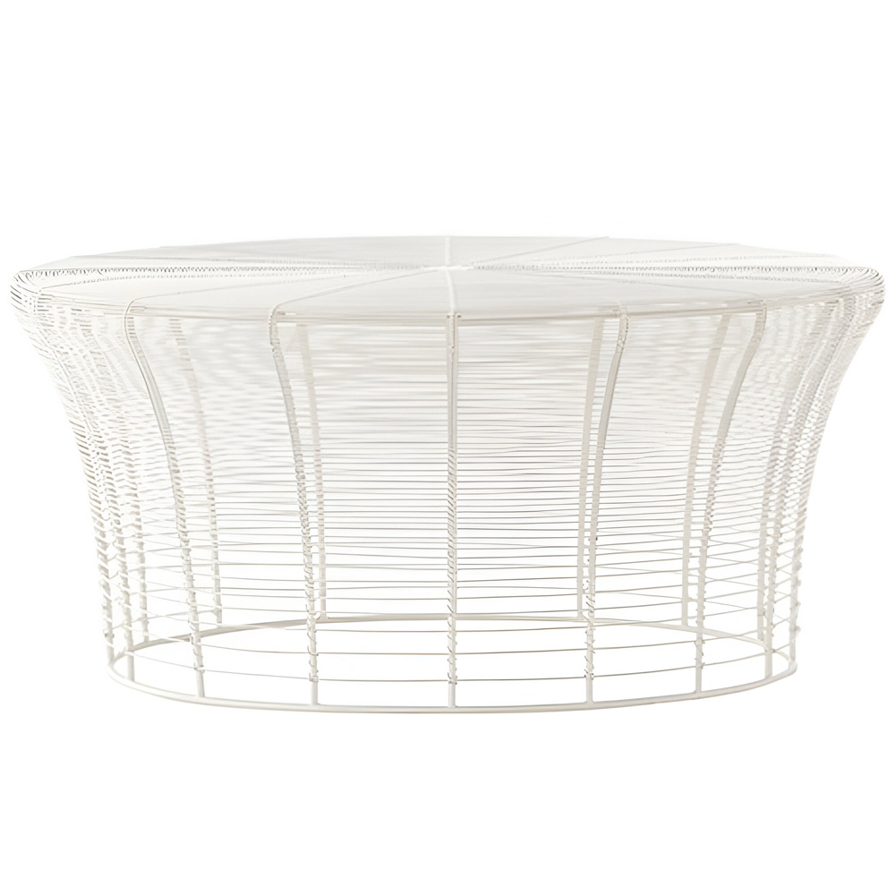 Mesa auxiliar baja Aram de GAN. Mesas de centro modernas para exterior.