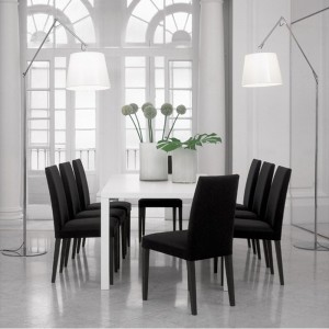 Silla comedor New Anna versión respaldo alto y bajo de Andreu World