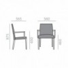 Asiento Anna SO-1369. Hermoso diseño para interiores de Andreu World.