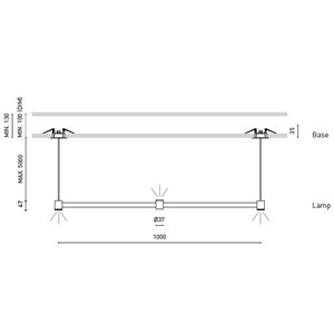 Lámpara Suspensión Art Surface Direct & Indirect ArkosLight. Luminarias LED.