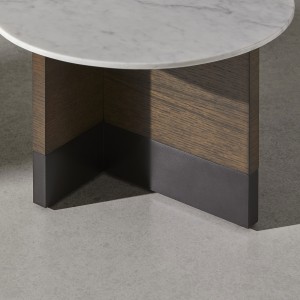 Mesa centro Toc mármol de Kendo. Mesas de mármol elegantes y modernas de Kendo Mobiliario.