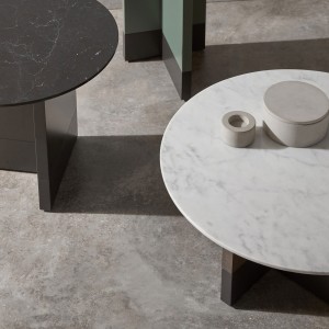 Mesa centro Toc mármol de Kendo. Mesas de mármol elegantes y modernas de Kendo Mobiliario.