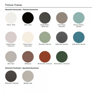 Mesa redonda Aluminio moteado Moai de Fast ideal para espacios exteriores.