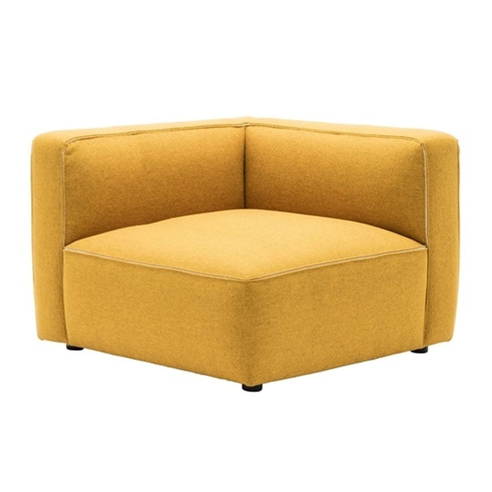 Moderno Sofá Dado Esquinero Andreu World. Diseño fijo para salones.