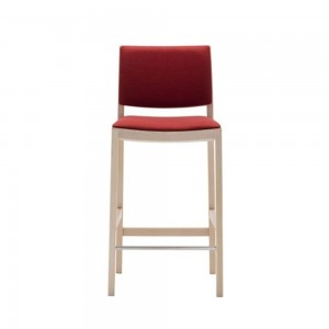 Taburete Duos tapizado Andreu world. Diseño contemporáneo para ineriores.