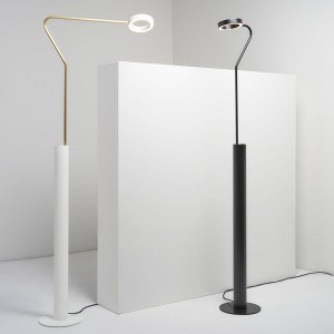 Lámpara de pie Meta de Zava. Lámparas minimalistas de diseño italiano.
