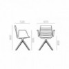 Sillón Flex SO-1647 Andreu World. Diseño práctico ideal para interior.