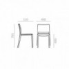 Silla Apilable Duos SI-2750 Andreu World. Diseño ideal para interiores.
