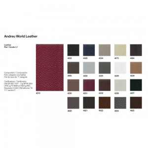 Silla Flex SI-1306 Andreu World. Diseño práctico ideal para interior.