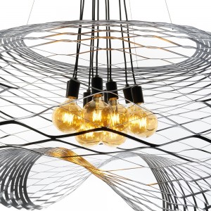 Lámpara de suspensión Net Big de Zava. Lámparas elegantes de diseño italiano.