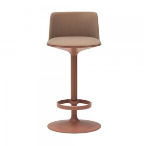 Taburete Hula Tapizado con respaldo Andreu World. Diseño para interiores.