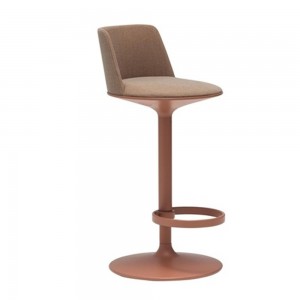 Taburete Hula Tapizado con respaldo Andreu World. Diseño para interiores.