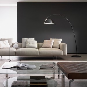 Lámpara pie Pluma de Estiluz. Lámparas de pie modernas de diseño español.