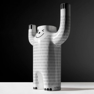 Jarrones Happy Yeti de BD Barcelona. Complementos decoración modernos