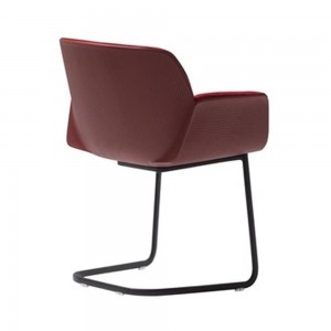 Sillón Nuez SO-2771 Andreu World. Diseño Envolvente con base en acero.