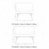 Mesa comedor Arch de GTV Thonet Vienna. Mesas modernas para salón y comedor.