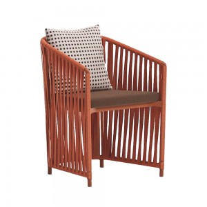 Sillón comedor exterior Bela Rope colección Bitta Lounge de Kettal.