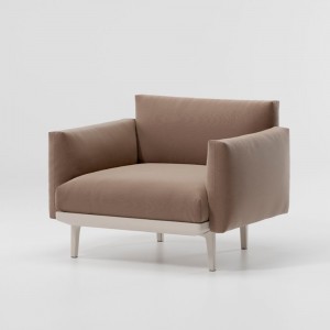 Sillón Club para exteriores colección Boma de Kettal.