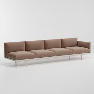 Esquinero 4 plazas End perfecto para exteriores colección Boma de Kettal.