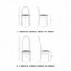 Silla Morris  de GTV Thonet Vienna. Sillas para cocina, salón y comedor.