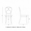 Silla N.1 de  GTV Thonet Vienna. Sillas de diseño para hogar y contract.
