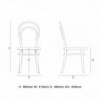 La clásica silla de salón N.14 de Rejilla de la marca GTV Thonet Vienna.