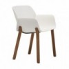 Silla Nuez madera Outdoor Andreu World diseño ideal para exteriores.