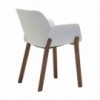 Silla Nuez madera Outdoor Andreu World diseño ideal para exteriores.