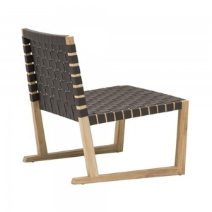 Butaca Serena Teak Andreu World . Diseño de sillas modernas para exterior.