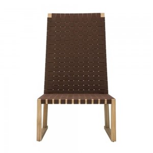 Butaca Serena Teak alta Andreu World. Diseño moderno para exterior.