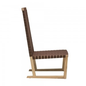 Butaca Serena Teak alta Andreu World. Diseño moderno para exterior.