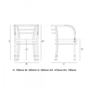 Sillón Postsparkasse de GTV Thonet Vienna. Clásico sillón de diseño.