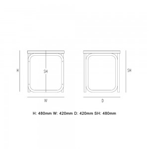 Taburete Postsparkasse de GTV Thonet Vienna. Sillas y taburetes de diseño.