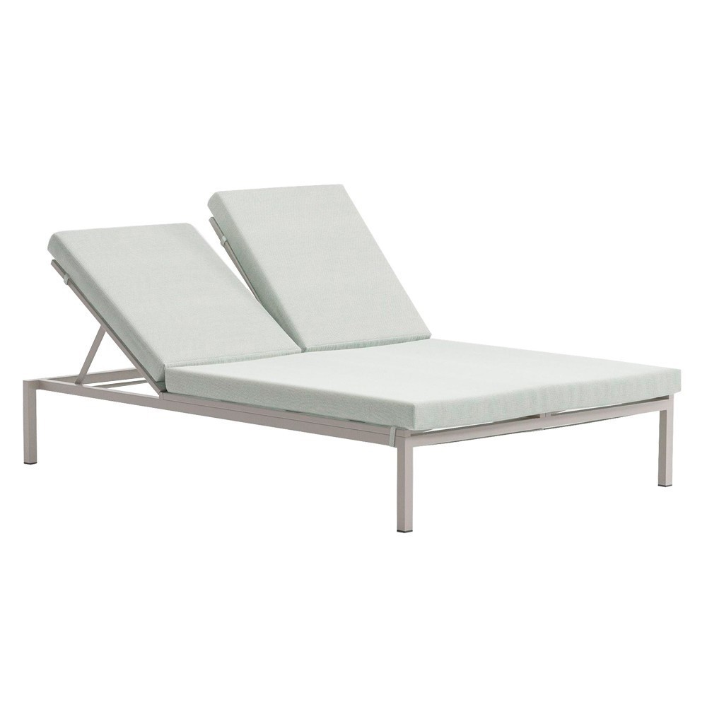 Tumbona exterior aluminio doble vía Especial Landscape de Kettal.