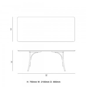 Mesa comedor Ring de GTV Thonet Vienna. Mesas de diseño para comedor.
