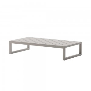 Mesa centro exteriores aluminio, colección Landscape de Kettal.