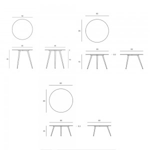 Mesa centro Luna Ethnicraft