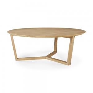 Mesa centro Tripod de Ethnicraft. Muebles modernos para salón y contract.