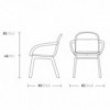Sillón comedor exterior de la colección Vimini de Kettal.