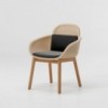 Sillón comedor exterior de la colección Vimini de Kettal.